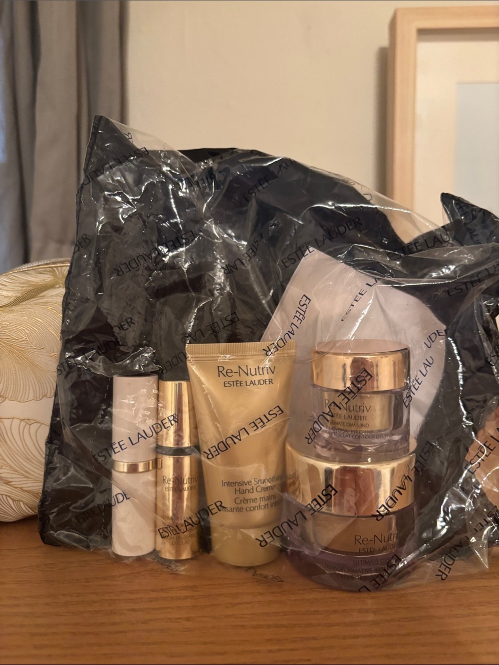 Estee Lauder Re-Nutriv Diamond Skincare Set Soft Cream and Eye Cream